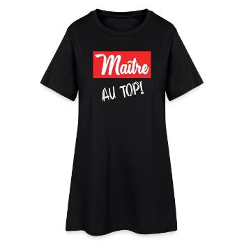 MASTER - Women’s T-Shirt Dress - black - Front