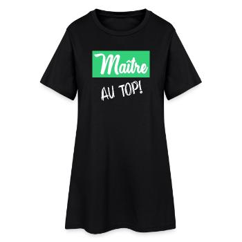 MASTER - Women’s T-Shirt Dress - black - Front