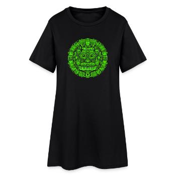 Techno Music Logo - Robe T-shirt Femme - noir - Devant