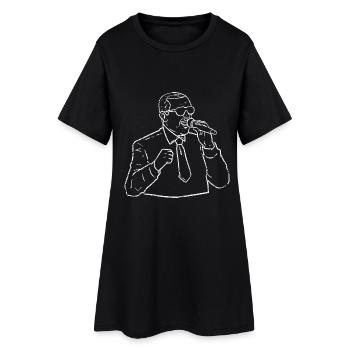 Spöttischer Erdogan Boxhandschuh - Frauen T-Shirt-Kleid - Schwarz - Vorne