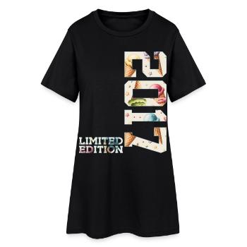 SOMMER LIMITED EDITION 2017 EIS 9. GEBURTSTAG - Frauen T-Shirt-Kleid - Schwarz - Vorne