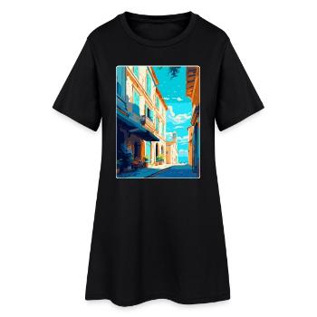 Arles France Affiche de voyage vintage WPA Souvenir - Robe T-shirt Femme - noir - Devant