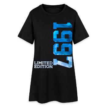 29. GEBURTSTAG LIMITED EDITION 1997 - Frauen T-Shirt-Kleid - Schwarz - Vorne