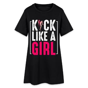 kickboxing - Robe T-shirt Femme - noir - Devant