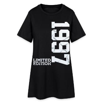 29. GEBURTSTAG LIMITED EDITION 1997 - Frauen T-Shirt-Kleid - Schwarz - Vorne
