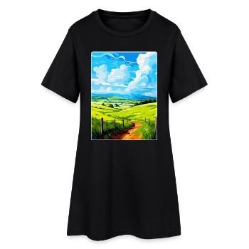 Sperrin Uk Vintage Voyage Poster Souvenir WPA - Robe T-shirt Femme - noir - Devant