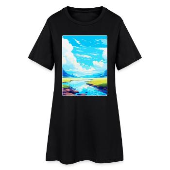 High Cup Nick Cumbria Affiche de voyage vintage WPA - Robe T-shirt Femme - noir - Devant