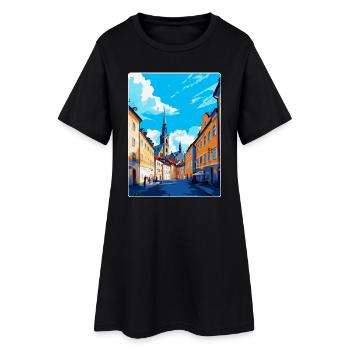 Olomouc Tschechische Republik Vintage Reiseposter WPA - Frauen T-Shirt-Kleid - Schwarz - Vorne