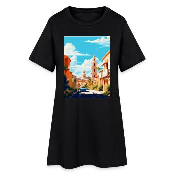 Córdoba Spanien Vintage Reiseplakat WPA Souvenir - Frauen T-Shirt-Kleid - Schwarz - Vorne