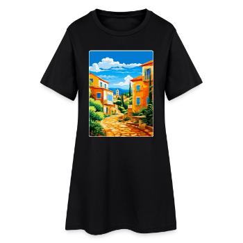 Vila Vicosa Portugal Affiche de voyage vintage WPA Art - Robe T-shirt Femme - noir - Devant