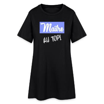 MASTER. MASTER. THANK YOU - Women’s T-Shirt Dress - black - Front