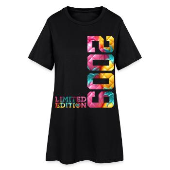 17. GEBURTSTAG LIMITED EDITION 2009 - Frauen T-Shirt-Kleid - Schwarz - Vorne