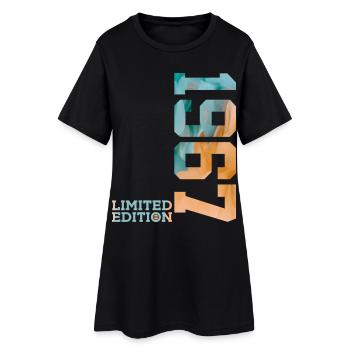 59. GEBURTSTAG LIMITED EDITION 1967 - Frauen T-Shirt-Kleid - Schwarz - Vorne