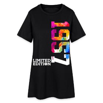 69E ANNIVERSAIRE ÉDITION LIMITÉE 1957 - Robe T-shirt Femme - noir - Devant