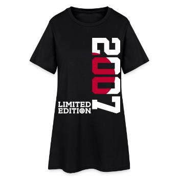 LIMITED EDITION 2007 JAPAN 19. GEBURTSTAG - Frauen T-Shirt-Kleid - Schwarz - Vorne