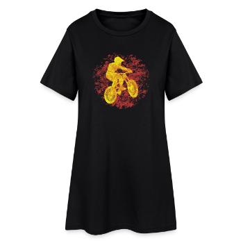 VTT - Robe T-shirt Femme - noir - Devant