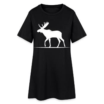 Canada Moose Backcountry Camping Moose Loon Maple - Robe T-shirt Femme - noir - Devant