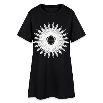 Gesundheit für alle Menschen - Frauen T-Shirt-Kleid - Schwarz - Vorne