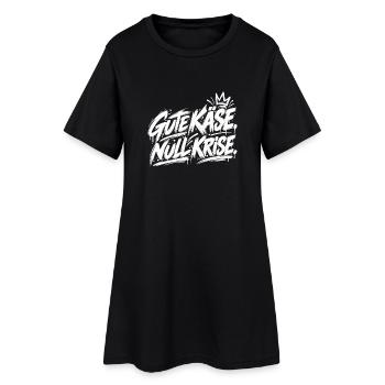Graffiti Schriftzug Queen Kids - Frauen T-Shirt-Kleid - Schwarz - Vorne