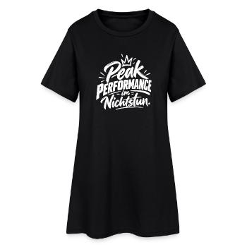 Peak Performance Mittwoch Graffiti - Frauen T-Shirt-Kleid - Schwarz - Vorne