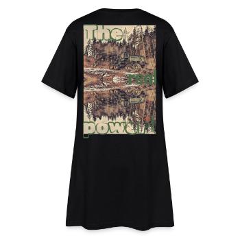 Harvester Shirt Design Retro Vintage Spruch XO751 - Robe T-shirt Femme - noir - Dos