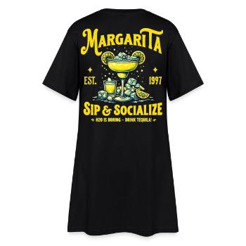 Margarita Cocktail Sirop Socialisez - Robe T-shirt Femme - noir - Dos