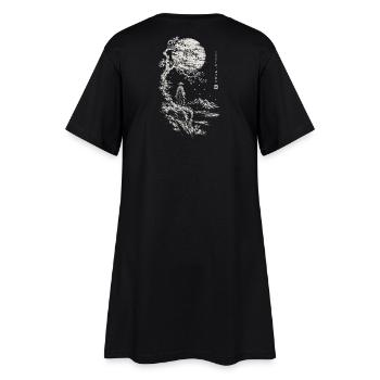 Samurai-Motiv: The Way of the Samurai – Japanese  - Frauen T-Shirt-Kleid - Schwarz - Hinten