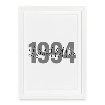 Édition limitée 1994 - Affiche encadrée (27 × 37 cm) - blanc - Devant