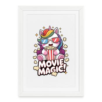 La magie du cinéma ! - Affiche encadrée (27 × 37 cm) - blanc - Devant