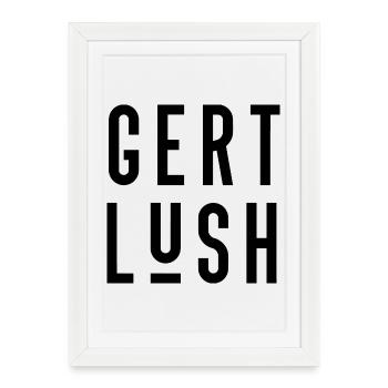 Bristol Dialect Gert Lush - Framed poster (27 × 37 cm) - white - Front