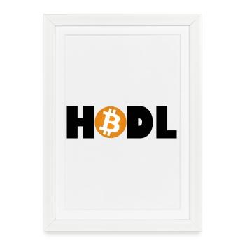 Bitcoin Revolution – Tenez l’avenir - Affiche encadrée (27 × 37 cm) - blanc - Devant