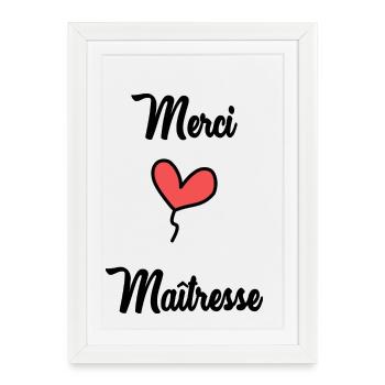 mistress - Framed poster (27 × 37 cm) - white - Front