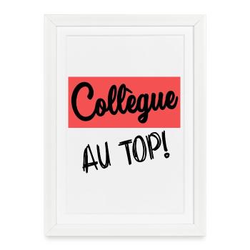 COLLEAGUE. START. RETIREMENT - Framed poster (27 × 37 cm) - white - Front