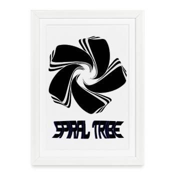 Spiral Tribe - Affiche encadrée (27 × 37 cm) - blanc - Devant