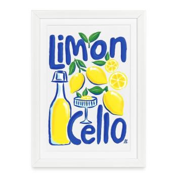 Design cool - Affiche encadrée (27 × 37 cm) - blanc - Devant