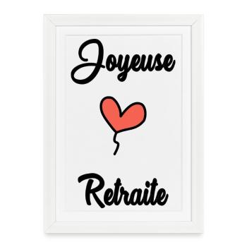 COLLEAGUE. START. RETIREMENT - Framed poster (27 × 37 cm) - white - Front