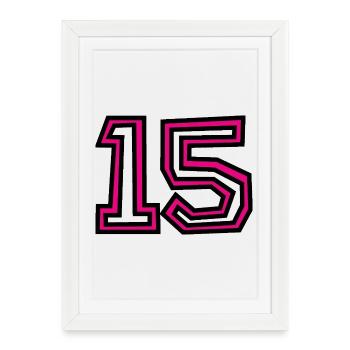15 - Framed poster (27 × 37 cm) - white - Front