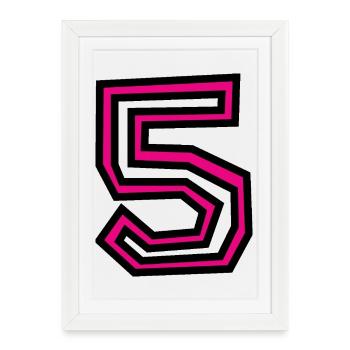 5 - Framed poster (27 × 37 cm) - white - Front