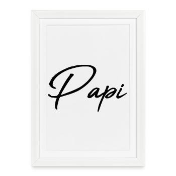GRANDPA. DAD. FATHER'S DAY. HAPPY FATHER'S DAY - Framed poster (27 × 37 cm) - white - Front