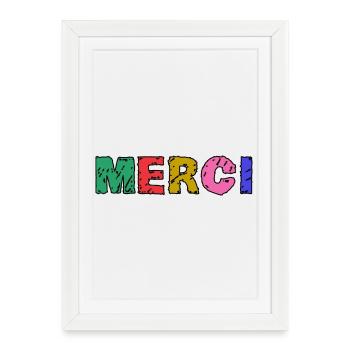 THANK YOU. MISTRESS - Framed poster (27 × 37 cm) - white - Front