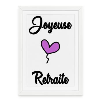 COLLEAGUE. START. RETIREMENT - Framed poster (27 × 37 cm) - white - Front