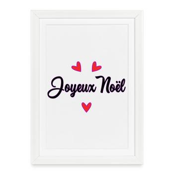 BONNE ANNEE. SAINT SYLVESTRE. MEILLEURS VOEUX - Affiche encadrée (27 × 37 cm) - blanc - Devant