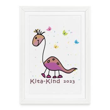 Maternelle 2023 - Affiche encadrée (27 × 37 cm) - blanc - Devant