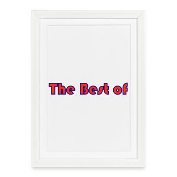 MOM. MOTHERS' DAY. HAPPY BIRTHDAY MOM. I LOVE YOU - Framed poster (27 × 37 cm) - white - Front