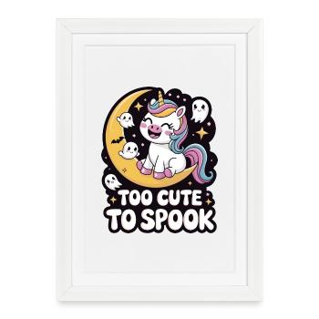 Trop mignon pour effrayer - Affiche encadrée (27 × 37 cm) - blanc - Devant
