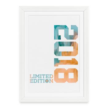 8TH BIRTHDAY LIMITED EDITION 2018 - Framed poster (27 × 37 cm) - white - Front