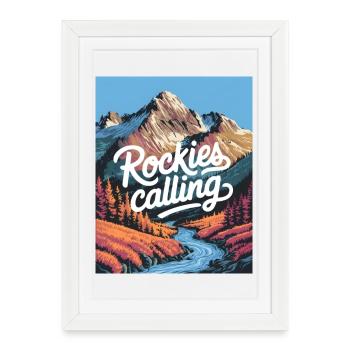 L’appel des - Affiche encadrée (27 × 37 cm) - blanc - Devant