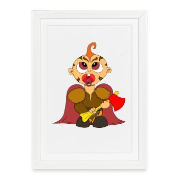 Goliath baby - Framed poster (27 × 37 cm) - white - Front