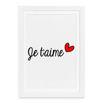 HAPPY FATHER'S DAY. DAD. FATHER'S DAY. FATHER - Framed poster (27 × 37 cm) - white - Front