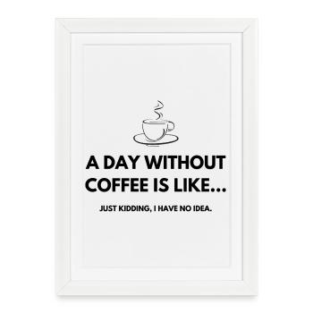Morning grouch - Framed poster (27 × 37 cm) - white - Front